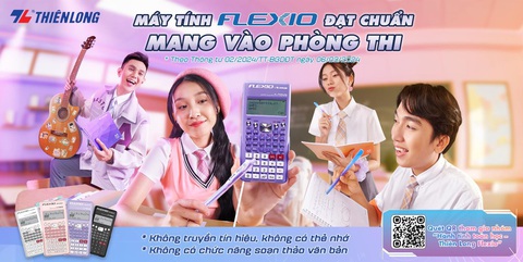 5 loại máy tính Thiên Long Flexio đạt điều kiện mang vào phòng thi- Ảnh 1. 5 loại máy tính Thiên Long Flexio đạt điều kiện mang vào phòng thi- Ảnh 1.