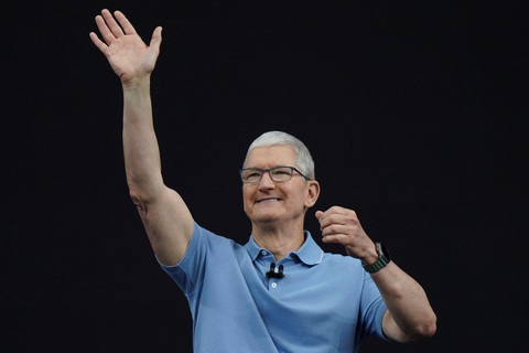CEO Apple Tim Cook đến Việt Nam, tăng khoản chi cho nhà cung cấp địa phương- Ảnh 1. CEO Apple Tim Cook - Ảnh: REUTERS