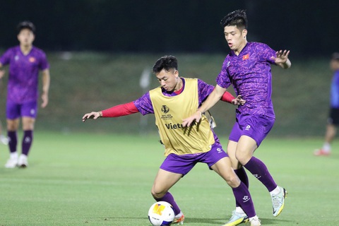 Cầu thủ U23 Việt Nam đã hiểu rõ triết lý từ HLV Hoàng Anh Tuấn- Ảnh 7. Ban huấn luyện U23 Việt Nam sẽ chốt danh sách 23 cầu thủ chính tham dự giải vào trước hoặc sau buổi tập tối ngày 15-4 theo giờ Qatar - Ảnh: VFF