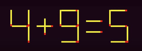 Thử tài IQ: Di chuyển hai que diêm để 9x1=6 thành phép tính đúng- Ảnh 5.