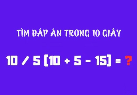 Câu đố IQ: Chỉ 6% người chơi giải được trong 10 giây- Ảnh 1. Câu đố IQ: Chỉ 6% người chơi giải được trong 10 giây- Ảnh 1.