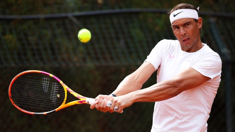 Tin tức thể thao sáng 16-4: Cole Palmer ghi 4 bàn thắng giúp Chelsea 'nhấn chìm' Everton- Ảnh 3. Rafael Nadal sẵn sàng thi đấu ở Barcelona Open sau khi bình phục chấn thương - Ảnh: Reuters