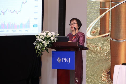 Chủ tịch PNJ nói gì về việc tiệm vàng đồng loạt đóng cửa?- Ảnh 1. Bà Cao Thị Ngọc Dung, chủ tịch hội đồng quản trị Công ty cổ phần vàng bạc đá quý Phú Nhuận (PNJ) - Ảnh: A.H.