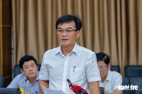 Quảng Trị lại đề nghị có chiến lược tổng thể, căn cơ với phân luồng cao tốc Cam Lộ - La Sơn- Ảnh 2. Ông Nguyễn Chiến Thắng đề nghị có giải pháp tổng thể cho phân luồng cao tốc Cam Lộ - La Sơn - Ảnh: HOÀNG TÁO