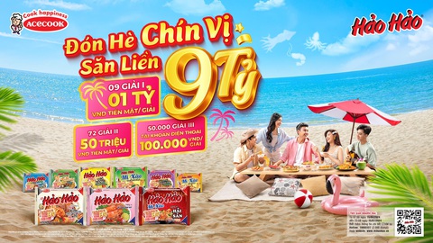 Hảo Hảo chào hè 2024 với khuyến mãi khủng- Ảnh 1. Hảo Hảo chào hè 2024 với khuyến mãi khủng- Ảnh 1.