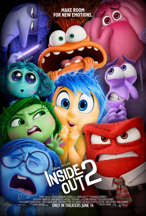 Những phim hoạt hình nhiều cảm xúc sẽ ra mắt năm nay- Ảnh 3. Inside Out 2 sẽ khởi chiếu vào ngày 14 tháng 6 năm nay