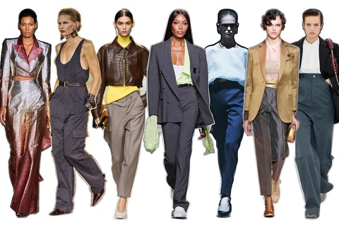 Xu hướng thời trang xuân hè 2024 - Ảnh: VOGUE Các mẫu thiết kế quần cạp cao đến từ các thương hiệu nổi tiếng