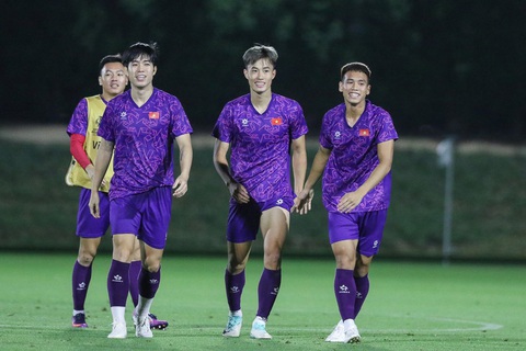 U23 Việt Nam đã tường tận đối thủ Kuwait- Ảnh 4. Tinh thần của toàn đội đang rất tốt trước trận ra quân - Ảnh: VFF