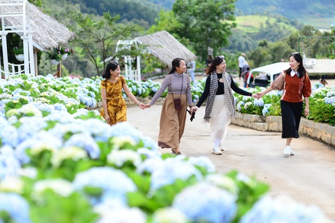 Để kỳ nghỉ ra tấm ra món- Ảnh 1. Du khách đi du lịch Đà Lạt dịp cuối năm - Ảnh: QUANG ĐỊNH