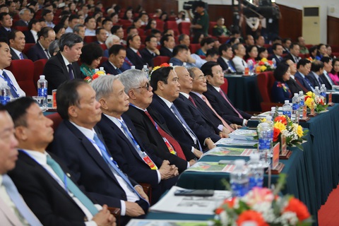 Chi hàng trăm tỉ mua cờ, biểu ngữ… kỷ niệm ngày sinh cố Tổng bí thư Trần Phú là thông tin thất thiệt- Ảnh 3. Đại biểu trung ương và địa phương dự lễ kỷ niệm 120 năm ngày sinh của cố Tổng bí thư Trần Phú được tổ chức trọng thể vào sáng 17-4 tại Hà Tĩnh - Ảnh: H.A.