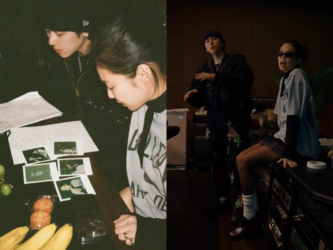 Hình ảnh hậu trường Zico và Jennie đang chuẩn bị cho ca khúc mới - Ảnh: Zico Hình ảnh hậu trường Zico và Jennie đang chuẩn bị cho ca khúc mới - Ảnh: Zico