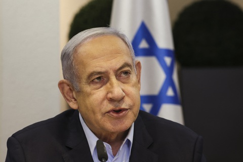 Tiết lộ mới: Israel đã định đánh lại Iran nhưng hủy kế hoạch- Ảnh 1. Thủ tướng Israel Benjamin Netanyahu tuyên bố nước ông sẽ tự đưa ra quyết định để đáp trả Iran - Ảnh: AFP