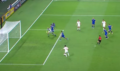 Những pha ‘tấu hài’ cực mạnh trận U23 Việt Nam thắng U23 Kuwait- Ảnh 8. Khung thành bỏ trống nhưng Minh Quang không thể đưa bóng vào lưới