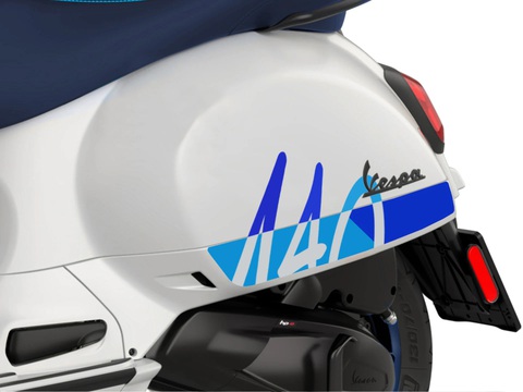 Vespa ra bản đặc biệt siêu hiếm, sử dụng động cơ mạnh nhất lịch sử thương hiệu- Ảnh 6. Bình xăng dung tích 8,5 lít. Theo công bố của nhà sản xuất, xe tiêu thụ 3,3 lít xăng trên mỗi 100km.