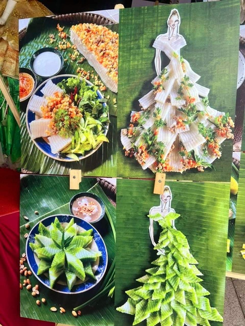 Xem hàng trăm loại bánh tề tựu tại lễ hội bánh dân gian ở Cần Thơ- Ảnh 9. Một số loại bánh dân gian được mang ra tạo hình để thu hút du khách - Ảnh: CHÍ QUỐC