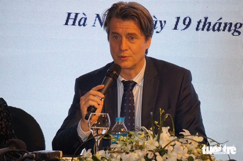 Ông Alexandre Millon - chủ tịch nhà đấu giá Millon - ch o biết hãng này đang xúc tiến mở văn phòng đại diện tại Việt Nam - Ảnh: T.ĐIỂU Ông Alexandre Millon - chủ tịch nhà đấu giá Millon - ch o biết hãng này đang xúc tiến mở văn phòng đại diện tại Việt Nam - Ảnh: T.ĐIỂU