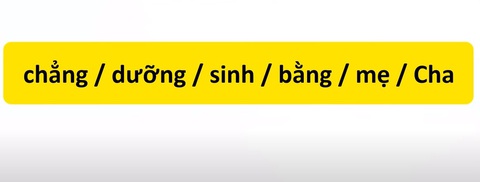 Thử tài tiếng Việt: Sắp xếp các từ sau thành câu có nghĩa (P67)- Ảnh 1. Thử tài tiếng Việt: Sắp xếp các từ sau thành câu có nghĩa (P67)- Ảnh 1.