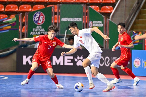 HLV Diego Giustozzi: Tuyển futsal Việt Nam sẽ thi đấu bằng niềm tin- Ảnh 2. Tuyển futsal Việt Nam chỉ cách vé đi World Cup 1 trận - Ảnh: VFF