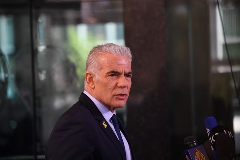 Cựu thủ tướng kiêm lãnh đạo phe đối lập Israel Yair Lapid - Ảnh: AFP Cựu thủ tướng kiêm lãnh đạo phe đối lập Israel Yair Lapid - Ảnh: AFP