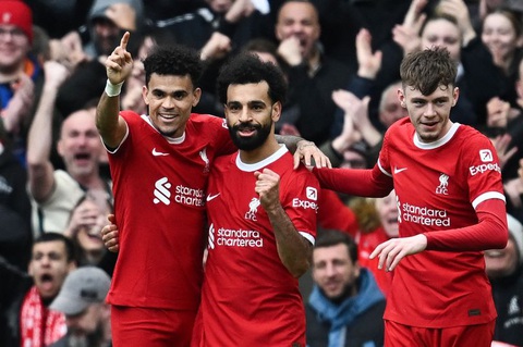 Tin tức thể thao sáng 2-4: Inter Milan bỏ xa AC Milan 14 điểm- Ảnh 2. Siêu máy tính BETSiE dự đoán Liverpool vô địch Premier League mùa này với 87 điểm - Ảnh: AFP