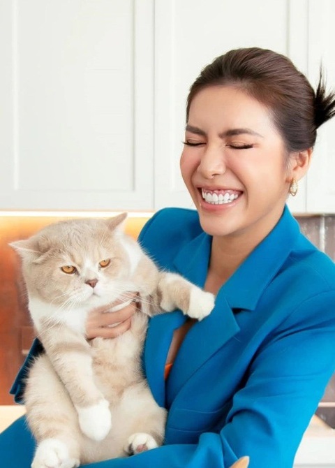 Người mẫu Minh Tú luôn dành nhiều thời gian ở bên thú cưng - Ảnh: Facebook nhân vật Người mẫu Minh Tú luôn dành nhiều thời gian ở bên thú cưng - Ảnh: Facebook nhân vật