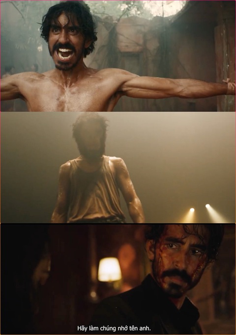 Sao nam 'Triệu phú ổ chuột' hô biến thành 'John Wick' Ấn Độ- Ảnh 4. Tạo hình Monkey Man của Dev Patel trong phim