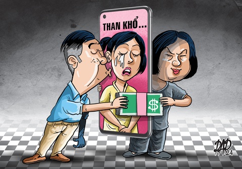 Hàng trăm lần chuyển tiền cho 'người tình' trên mạng, mất gần 2 tỉ đồng mới biết bị lừa- Ảnh 1. Ảnh minh họa: DAD