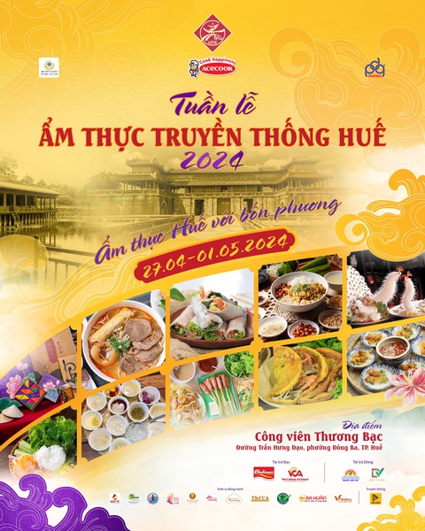 Festival Huế 2024 với Tuần lễ 'Ẩm thực truyền thống'- Ảnh 1. “Tuần lễ ẩm thực truyền thống Huế 2024” hứa hẹn đem đến cho du khách những trải nghiệm thú vị