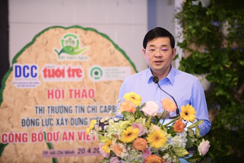 Ông Nguyễn Toàn Thắng - Giám đốc Sở Tài nguyên Môi trường TP.HCM với nội dung “Cơ hội và thách thức cho phát triển xanh của TP.HCM - Ảnh: QUANG ĐỊNH Ông Nguyễn Toàn Thắng - giám đốc Sở Tài nguyên và Môi trường TP.HCM - với nội dung “Cơ hội và thách thức cho phát triển xanh của TP.HCM - Ảnh: QUANG ĐỊNH