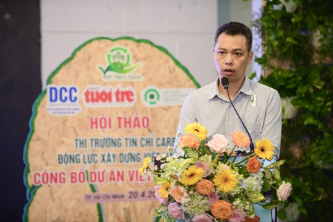 ông Nguyễn Văn Minh - trưởng phòng Kinh tế và thông tin biến đổi khí hậu - Cục Biến đổi khí hậu (Bộ Tài Nguyên và Môi trường) - trao đổi về giá tín chỉ carbon - Ảnh: QUANG ĐỊNH Ông Nguyễn Văn Minh - trưởng phòng kinh tế và thông tin biến đổi khí hậu - Cục Biến đổi khí hậu (Bộ Tài nguyên và Môi trường) - trao đổi về giá tín chỉ carbon - Ảnh: QUANG ĐỊNH