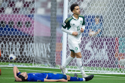 U23 Thái Lan thảm bại trước đương kim vô địch Saudi Arabia- Ảnh 1. U23 Saudi Arabia giành chiến thắng dễ dàng trước U23 Thái Lan - Ảnh: AFC