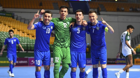 Tuyển futsal Việt Nam gặp Uzbekistan tại tứ kết- Ảnh 1. Uzbekistan sẽ là đối thủ tiếp theo của tuyển futsal Việt Nam - Ảnh: AFC