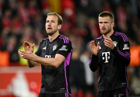 Tin tức thể thao sáng 21-4: Man City hạ Chelsea để vào chung kết Cúp FA- Ảnh 3. Harry Kane (trái) đạt hiệu suất ghi bàn cao ngay mùa đầu đến với Bayern - Ảnh: REUTERS