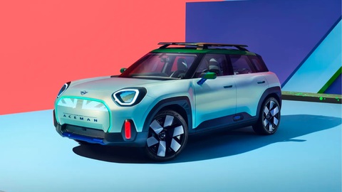 Triển lãm ô tô Bắc Kinh 2024: Phần lớn là xe điện, hybrid- Ảnh 19. Thay thế Clubman, MINI Aceman vẫn giữ được cơ bản những nét từ bản concept xuất hiện vào năm 2022. Trang bị một động cơ duy nhất ở trục trước, xe có công suất 181 mã lực hoặc 215 mã lực - Ảnh: MINI
