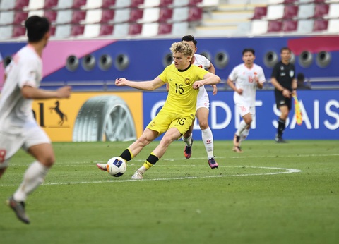 Báo chí Malaysia: 'U23 Việt Nam khiến chúng ta vỡ mộng Olympic'- Ảnh 1. U23 Malaysia gây thất vọng khi để thua cả hai lượt trận đầu tiên - Ảnh: FAM