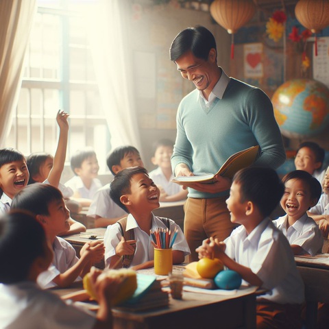 'Thầy cô giáo ngoài kiến thức cần có sự khoan dung'- Ảnh 1. Thầy cô giáo ngoài kiến thức cần có sự khoan dung - Nguồn: AI minh họa theo nội dung bài viết