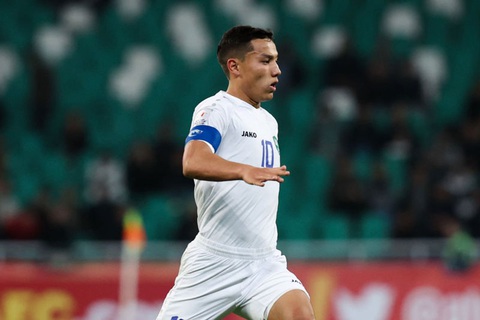 Điểm mặt 4 'ngôi sao' châu Âu của U23 Uzbekistan đấu U23 Việt Nam- Ảnh 3. Rakhmonaliev đang có phong độ cao tại giải đấu năm nay - Ảnh: Getty