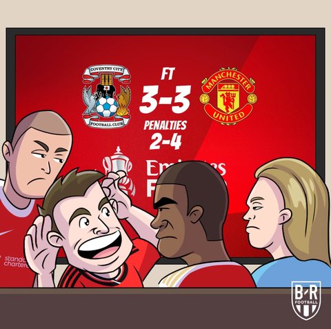 Tuần lễ hả hê của cổ động viên Man Utd- Ảnh 4. Lêu lêu! Vào chung kết là vào chung kết - Nguồn: B/R Football