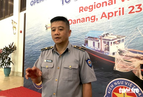 Gần 29.000 tàu cá ở nước ta đã gắn thiết bị giám sát hành trình- Ảnh 2. Ông Dương Văn Cường, phó cục trưởng Cục Kiểm ngư, cho biết đây là dịp để giới thiệu đến các nước nỗ lực của Việt Nam trong công tác phòng chống khai thác IUU nói chung và gỡ