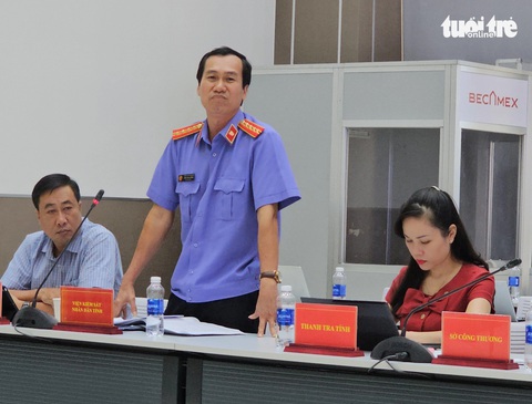 Ông Trần Văn Cường - phó viện trưởng Viện Kiểm sát nhân dân tỉnh Bình Dương - Ảnh: BÁ SƠN Ông Trần Văn Cường - phó viện trưởng Viện kiểm sát nhân dân tỉnh Bình Dương - Ảnh: BÁ SƠN