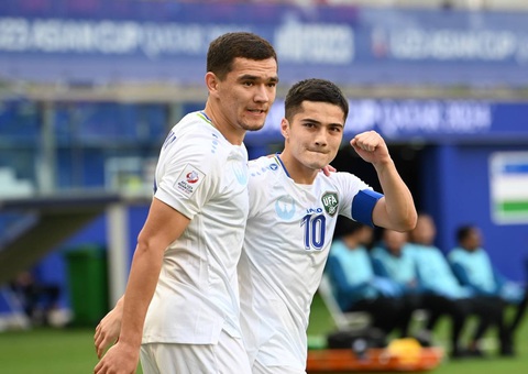 U23 Việt Nam sẽ đối đầu Saudi Arabia hoặc Iraq tại tứ kết- Ảnh 1. U23 Uzbekistan không ngán U23 Saudi Arabia - Ảnh: AFC