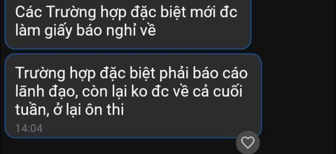 Cả nước nghỉ lễ 5 ngày, trường không cho học sinh về mà phải ở ký túc xá ôn thi?- Ảnh 2. Thông báo của giáo viên phụ trách trong nhóm