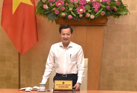 Phó thủ tướng yêu cầu đảm bảo cung cầu, giá hợp lý với mặt hàng vàng- Ảnh 1. Phó thủ tướng Lê Minh Khái - Ảnh: VGP