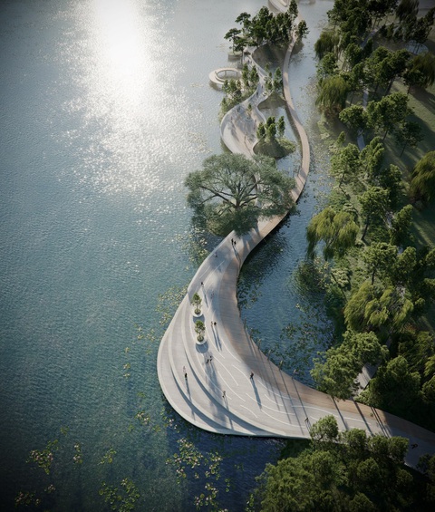 Có gì trong quảng trường trung tâm vùng đất Blue Zones đầu tiên Việt Nam?- Ảnh 2. Ecovillage Saigon River cách nhà thờ Đức Bà 18km