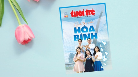 Đón đọc đặc san Tuổi Trẻ 30-4 với thông điệp hòa bình- Ảnh 1. Đón đọc đặc san Tuổi Trẻ 30-4 với thông điệp hòa bình- Ảnh 1.