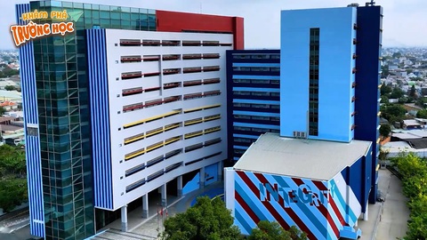 19h tối nay 24-4, HUFLIT lên sóng Khám phá trường học- Ảnh 2. Khuôn viên Trường đại học Ngoại ngữ - Tin học TP.HCM (HUFLIT), cơ sở tại huyện Hóc Môn