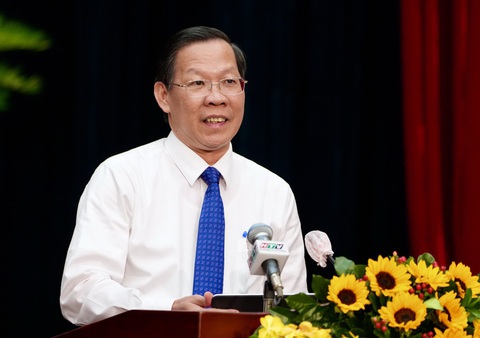 Chủ tịch Phan Văn Mãi làm chủ tịch hội đồng đánh giá đề án bảo vệ cán bộ dám nghĩ dám làm- Ảnh 1. Chủ tịch UBND TP.HCM Phan Văn Mãi - Ảnh: TTO