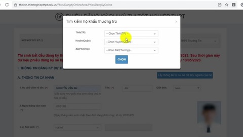 Hôm nay bắt đầu đăng ký dự thi tốt nghiệp THPT trực tuyến, thực hiện ra sao?- Ảnh 5. Hôm nay bắt đầu đăng ký dự thi tốt nghiệp THPT trực tuyến, thực hiện ra sao?- Ảnh 5.