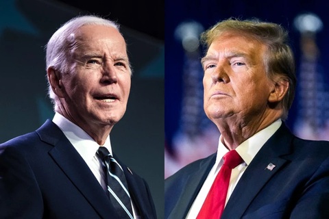Tổng thống Mỹ Joe Biden và ứng viên Đảng Cộng hòa Donald Trump - Ảnh: NBC NEWS Tổng thống Mỹ Joe Biden và ứng viên Đảng Cộng hòa Donald Trump - Ảnh: NBC NEWS