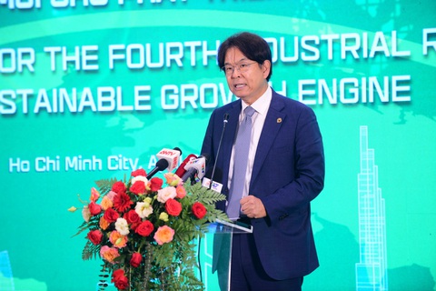 TP.HCM sẽ ra mắt trung tâm cách mạng công nghiệp 4.0 vào tháng 9- Ảnh 4. Ông Kim Byoungho, Chủ tịch HĐQT HDBank - Ảnh: QUANG ĐỊNH